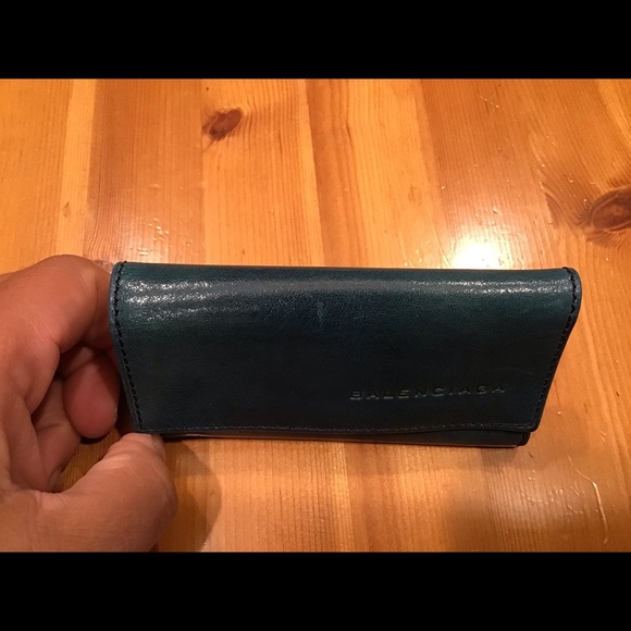 VINTAGE BALENCIAGA KEY KEEPER WALLET NIB LEATHER - Picture 6 of 16